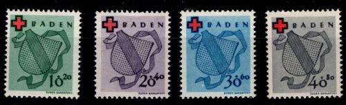 Französische Zone Baden 42 A-45 A postfrisch