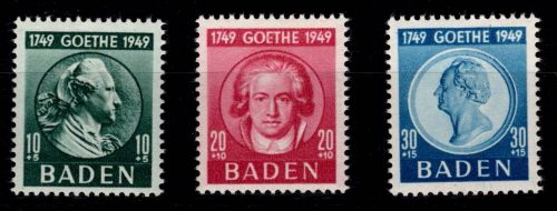 Französische Zone Baden 47-49 postfrisch