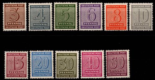 SBZ 126-137 Y postfrisch #OK486