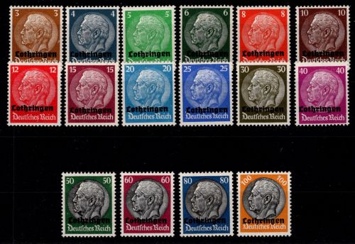 Lothringen 1-16 postfrisch #OK599