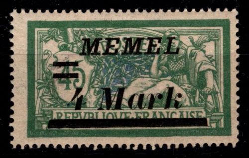 Memel 91 IV postfrisch geprüft Dr. Petersen BPP #OK603