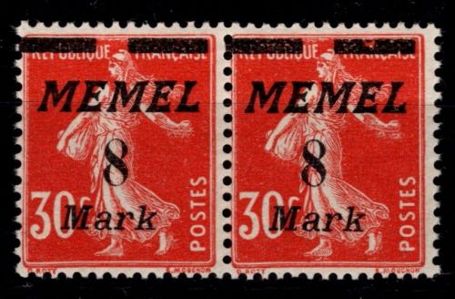 Memel 112 PF II postfrisch geprüft Klein BPP #OK605