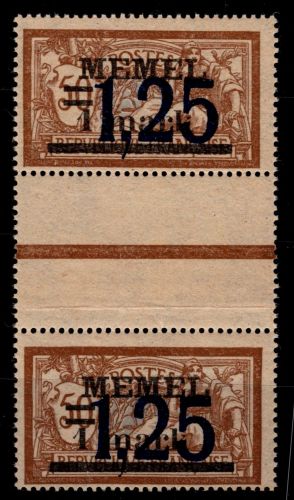 Memel 50 ZS postfrisch #OK632