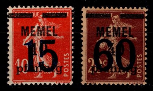 Memel 34-35 postfrisch #OK635