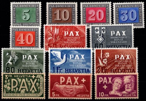 Schweiz 447-459 postfrisch