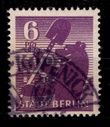 SBZ Berlin Brandenburg 2 A wbx gestempelt Alt-Befund Heubach #ON659