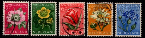 Niederlande 588-592 gestempelt