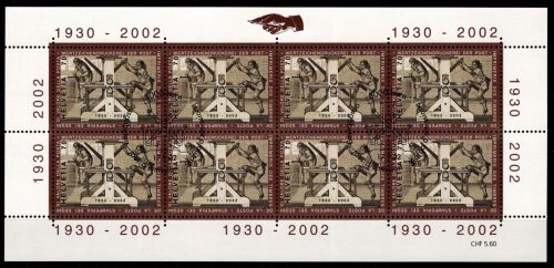 Schweiz Kleinbogen 1807 gestempelt #ON707