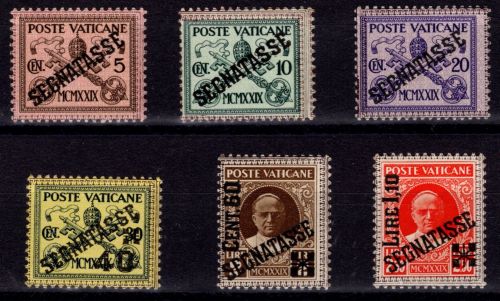 Vatikan Portomarken P 1-6 postfrisch #ON735