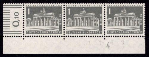 Berlin 140 y w DZ 4 postfrisch 3er Streifen Ecke 1 #ON779