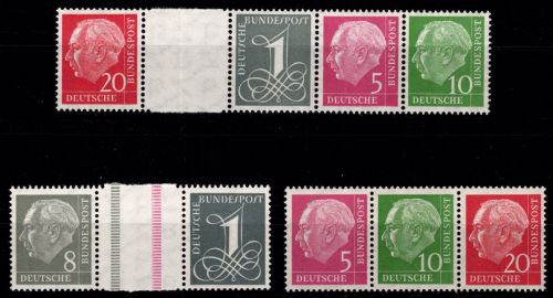 BRD Bund LOT aus H-Bl. 8 X postfrisch Zusammendruck #ON786