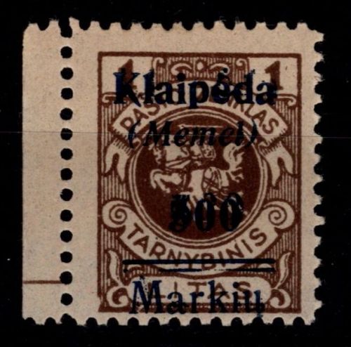 Memel 134 VI postfrisch #OK652