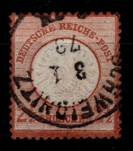 Deutsches Reich 21 b gestempelt