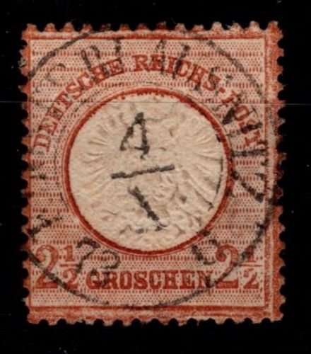 Deutsches Reich 21 a gestempelt