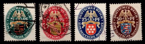 Deutsches Reich 398-401 gestempelt #OK761
