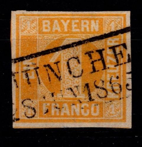 Bayern 8 gestempelt tiefst signiert Pfenninger #OO427