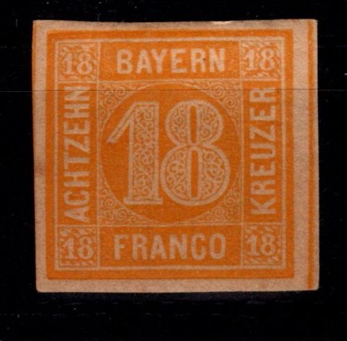 Bayern 7 mit Falz geprüft Brettl BPP #OO431