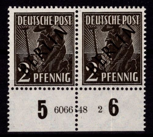 Berlin 1 HAN postfrisch H 6066.48 2 #OO556