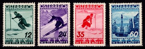 Österreich 623-626 postfrisch FIS Wettkämpfe #OO561