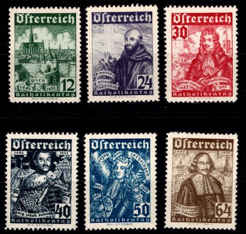 Österreich 557-562 postfrisch Katholikentag #OO564