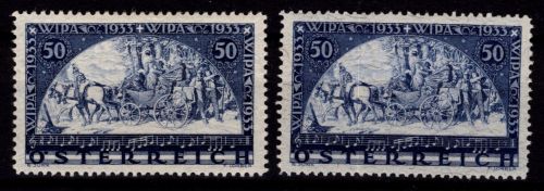 Österreich 555 A- 556 A postfrisch #OO566