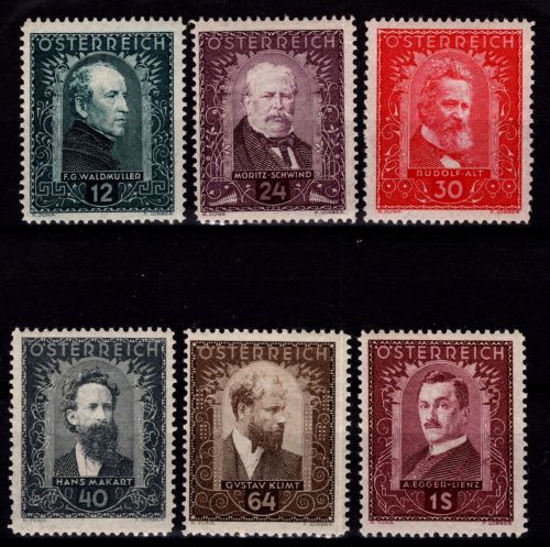 Österreich 545-550 postfrisch Maler #OO567