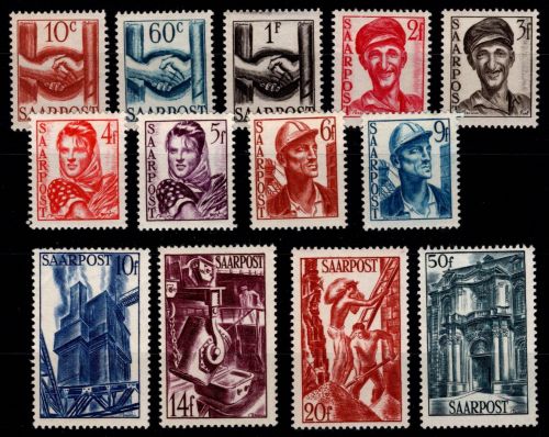 Saarland 239-251 postfrisch