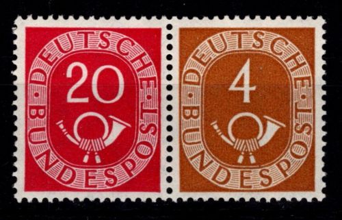 BRD Bund Zusammendrucke W 2 postfrisch #OO609