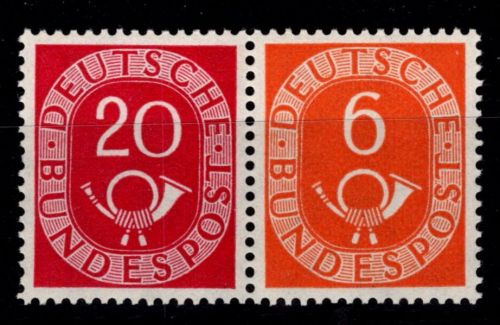 BRD Bund Zusammendrucke W 3 postfrisch #OO610