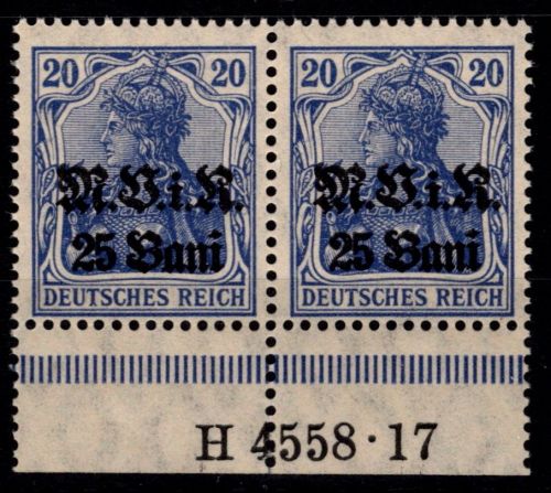 Deutsche Besetzung 1. WK Rumänien 6 b HAN A postfrisch #OO990