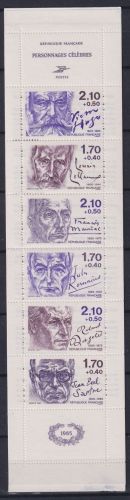 Frankreich 2484-2489 postfrisch als Markenheftchen #OK292