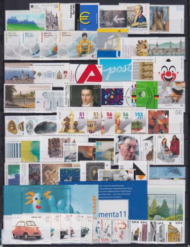 BRD Jahrgang 2002 postfrisch nicht komplett #OK308