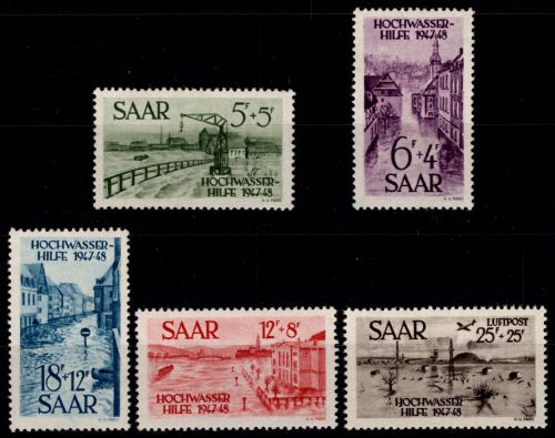 Saarland 255-259 postfrisch #OO390