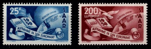 Saarland 297-298 postfrisch #OO398