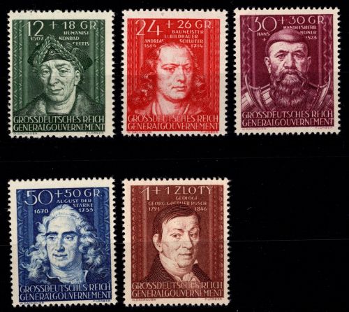Generalgouvernement 120-124 postfrisch #OP070