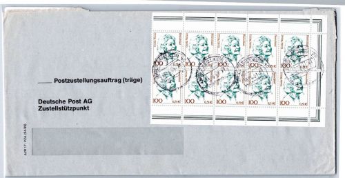BRD Bund 2149 auf Brief Postzustellungsauftrag #OP184