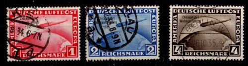 Deutsches Reich 496-498 gestempelt #OQ010