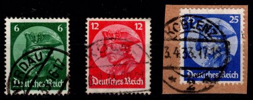 Deutsches Reich 479-481 gestempelt #OQ017