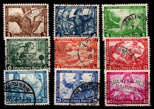 Deutsches Reich 499-507 gestempelt #OQ114