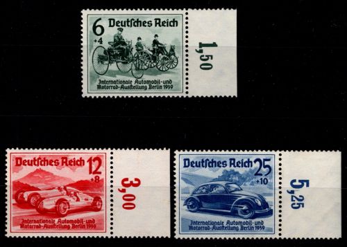 Deutsches Reich 686-688 postfrisch Oberrand #OQ291
