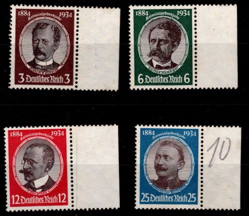 Deutsches Reich 540-543 postfrisch vom Seitenrand #OQ313