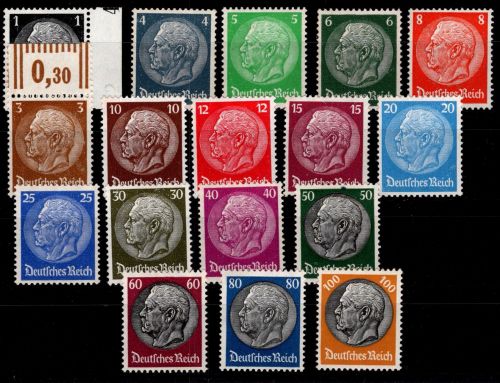 Deutsches Reich 512-528 postfrisch
