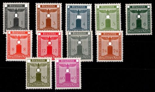 Deutsches Reich Dienstmarken 144-154 postfrisch #OQ372