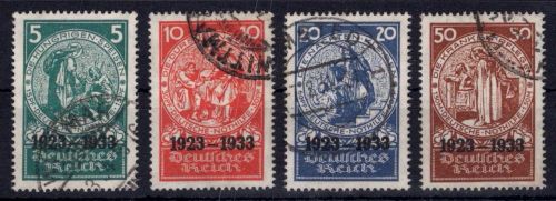 Deutsches Reich 508-511 gestempelt Attest Schlegel BPP, einwandfrei #OQ409