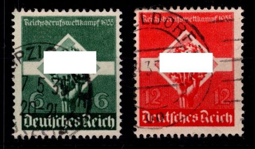 Deutsches Reich 571-572 x gestempelt #OQ446