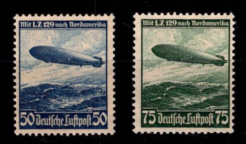 Deutsches Reich 606-607 ohne Gummi #OQ846