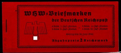 Deutsches Reich MH 46 postfrisch mit Bleistift beschriftet #OR204