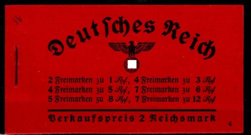 Deutsches Reich MH 36.3 postfrisch beschriftet #OR210