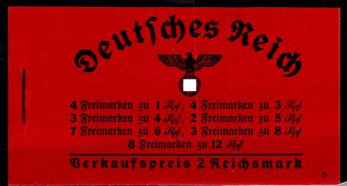 Deutsches Reich MH 37.1 postfrisch einwandfrei #OR213