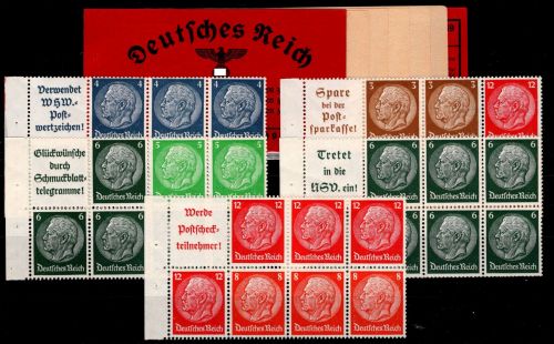 Deutsches Reich HBl. 93-97 postfrisch mit Karton ohne Klammer #OR215